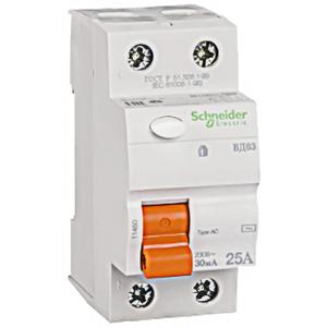 Дифференциальный выключатель (УЗО) 2П 25А 30мА BД63 Schneider Electric